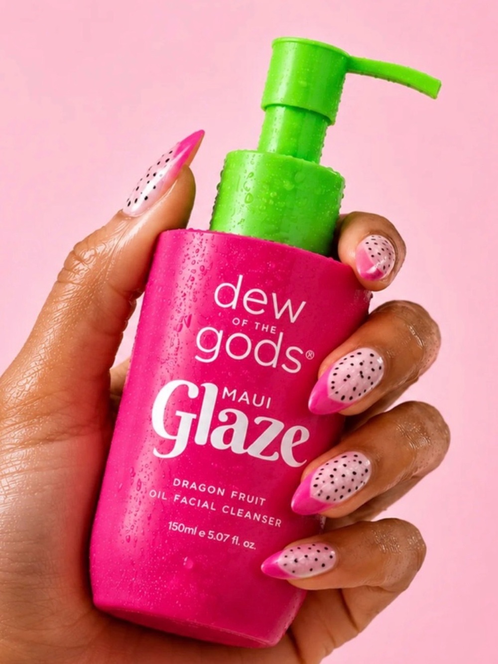 Dew of the Gods Maui Glaze dragon fruit oil facial cleanser